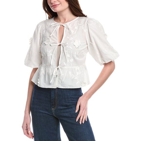 Walter Baker Womens  Mariana Top, White - Picture 1 of 3